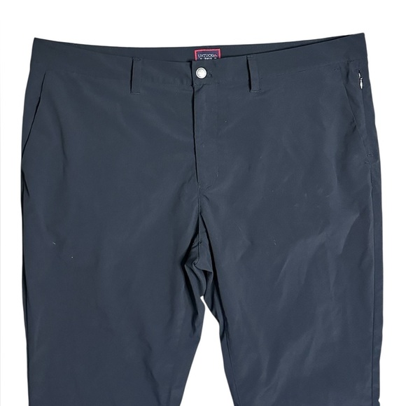 UNTUCKit Chancellor Pants Mens 40 X 32 Navy Straight Fit Chino Performance Golf - Picture 2 of 6